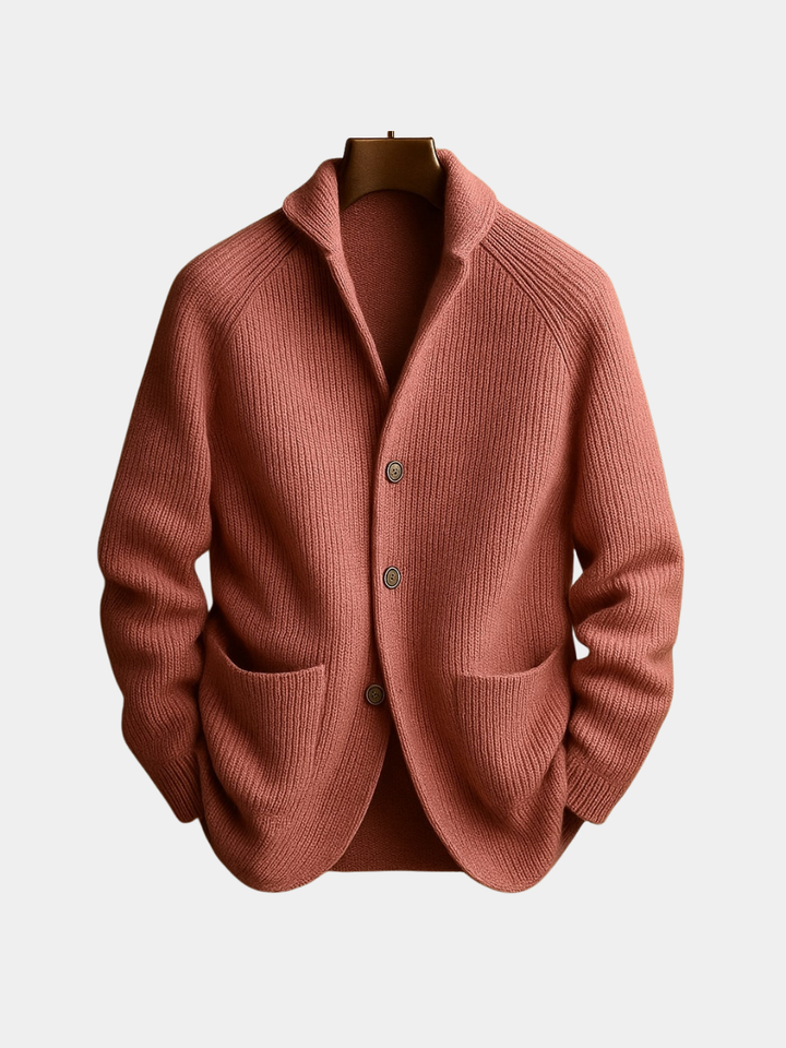 Gilet structuré à col châle et boutons pour homme | Milano