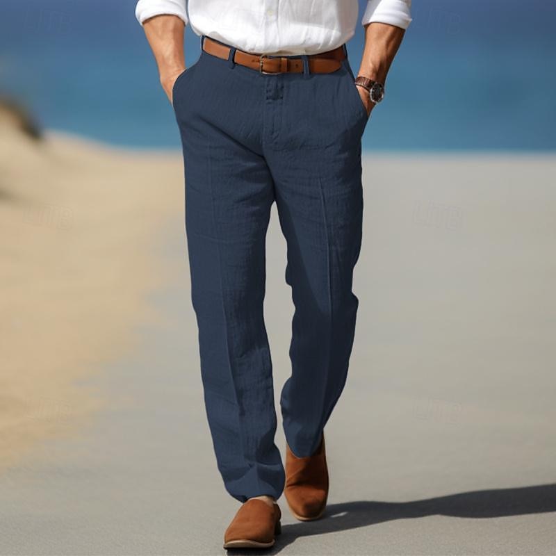 Pantalon élégant à coupe ajustée pour homme | Matteo