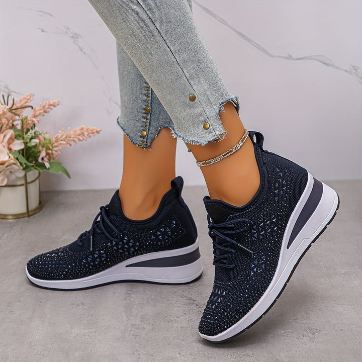Éclatantes Baskets Compensées | Confortables