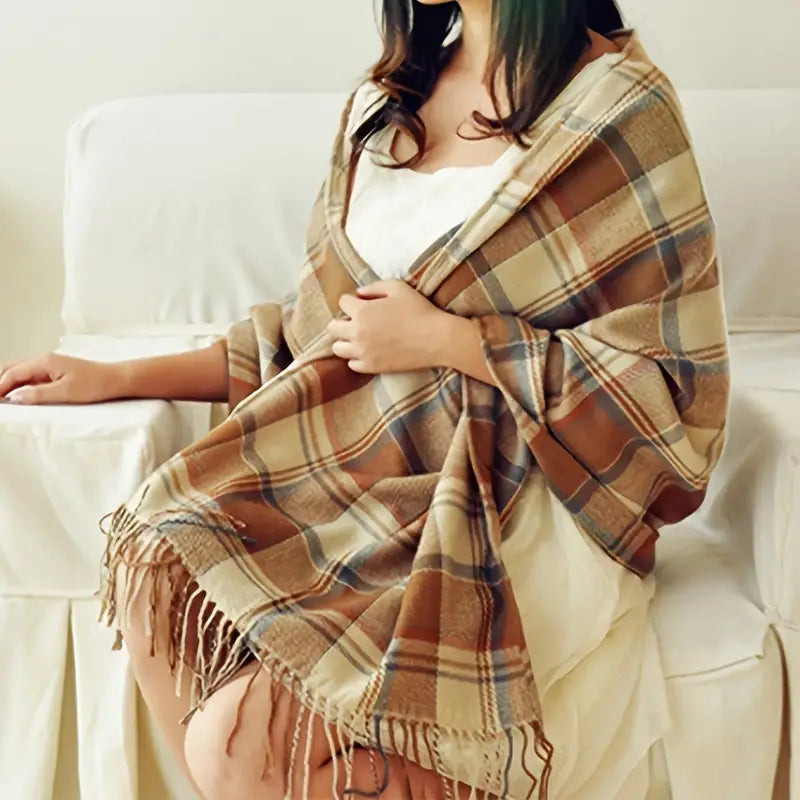 Écharpe longue douce et chaude pour femme