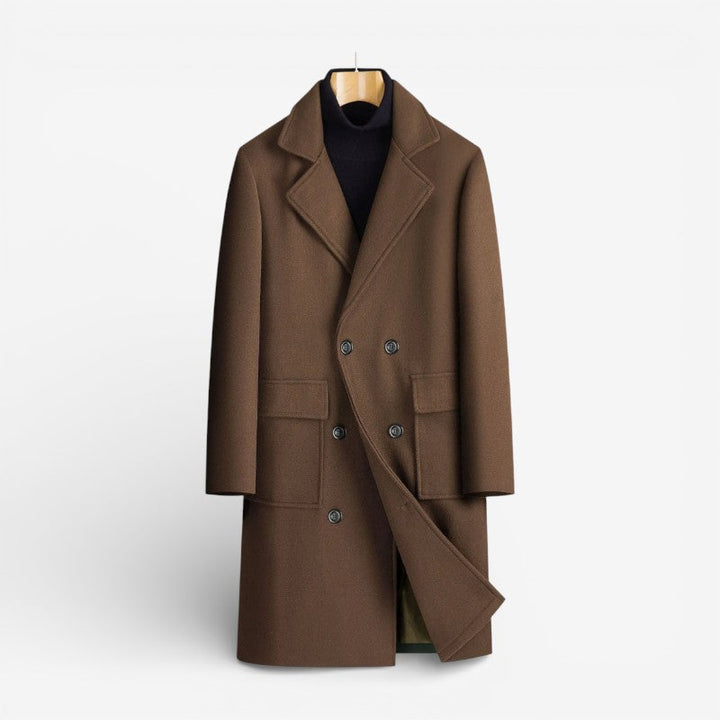 Marvélan | Manteau Homme Boutonné à Col Revers