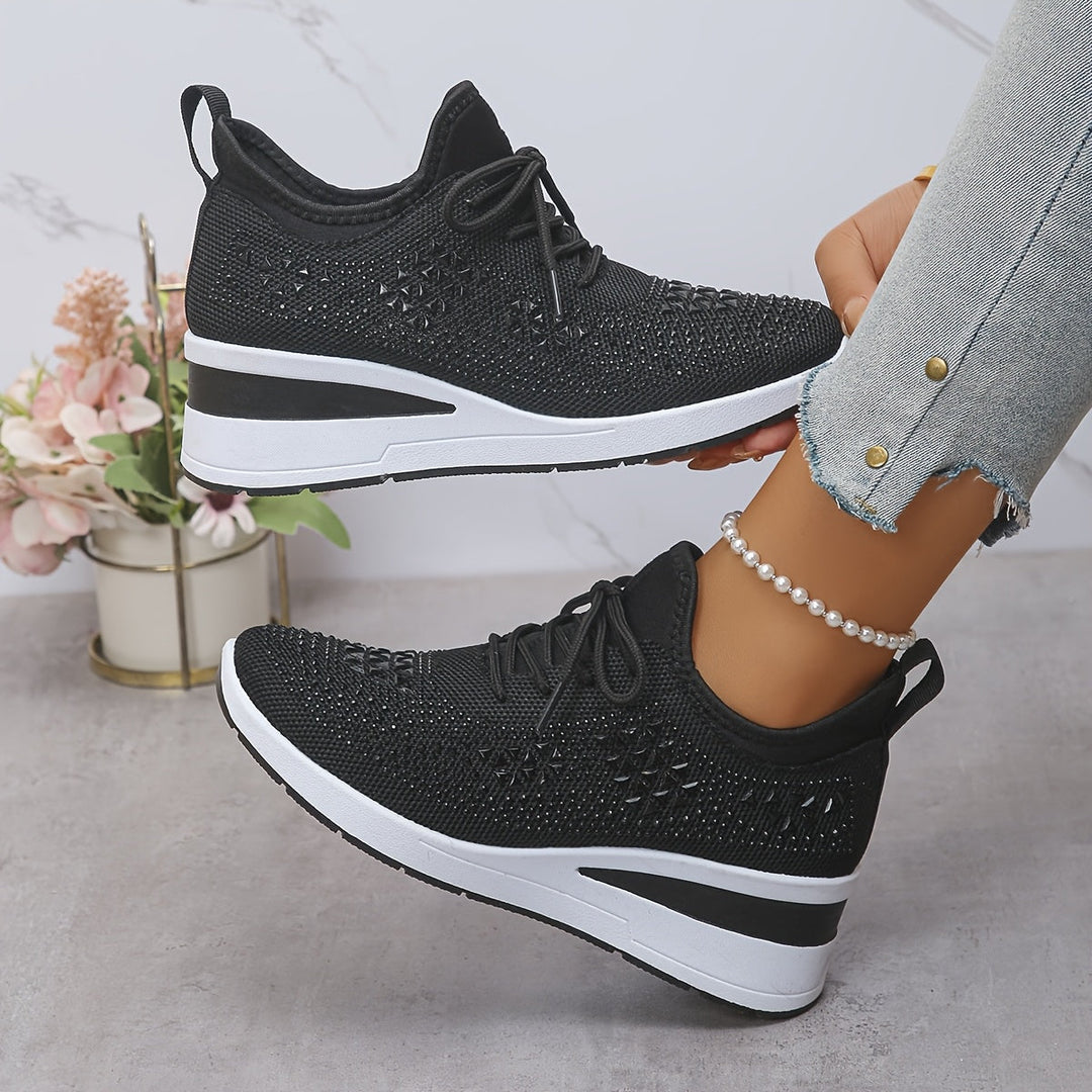 Éclatantes Baskets Compensées | Confortables