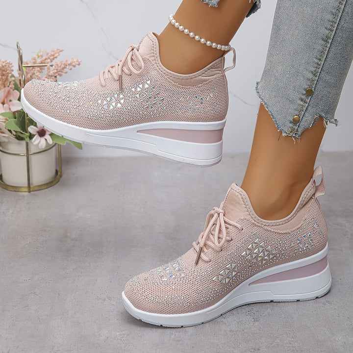Éclatantes Baskets Compensées | Confortables