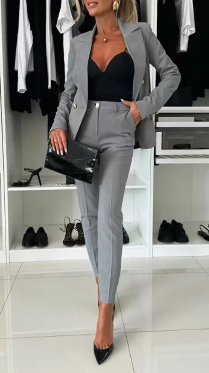 Tailleur Femme Deux-Pièces | Slim & Élégant