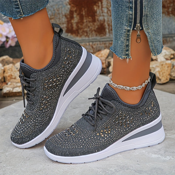 Éclatantes Baskets Compensées | Confortables