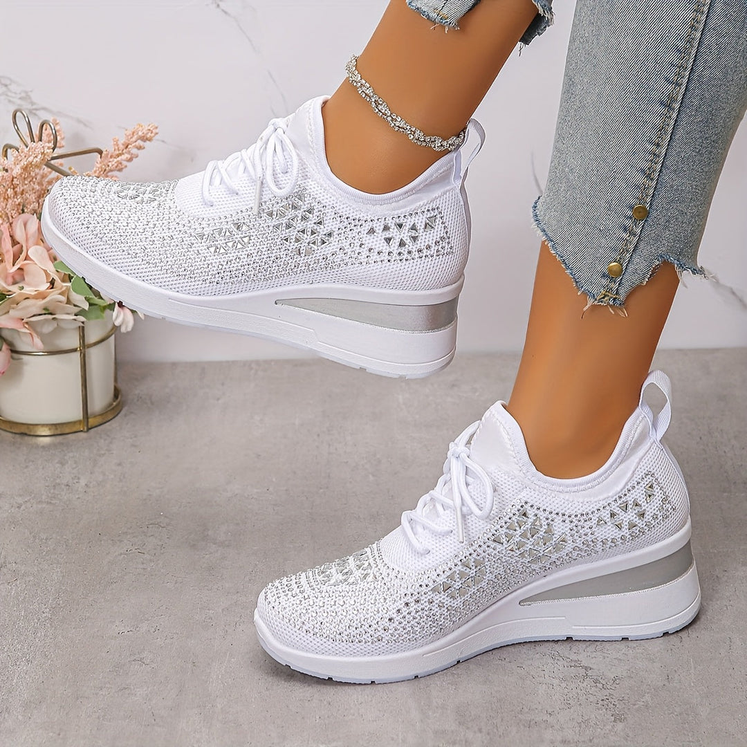 Éclatantes Baskets Compensées | Confortables