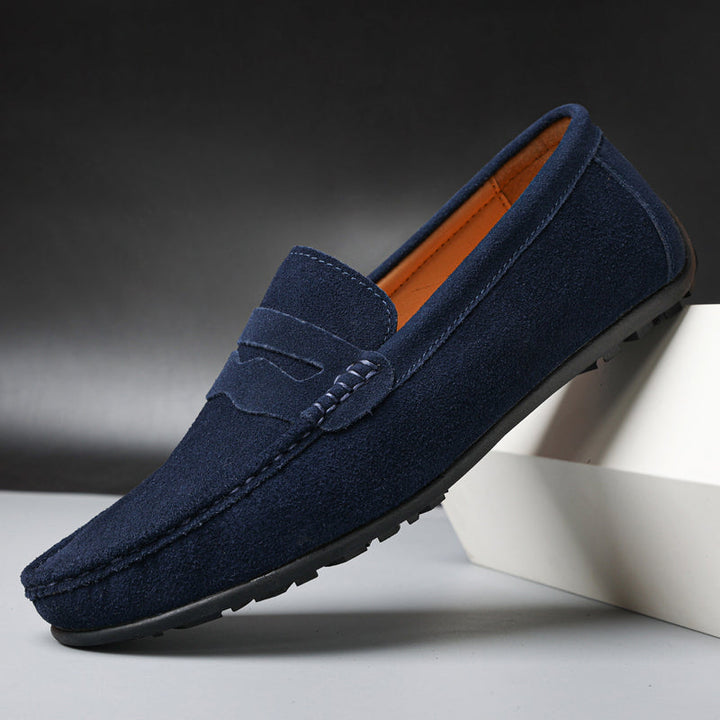 Mocassins élégants à enfiler silhouette épurée pour homme | Aldrin