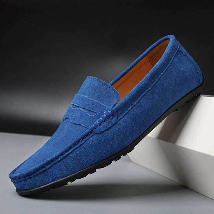Mocassins élégants à enfiler silhouette épurée pour homme | Aldrin