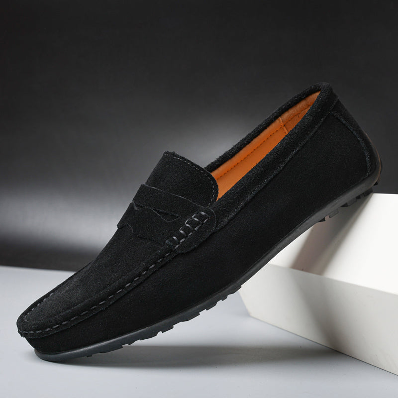 Mocassins élégants à enfiler silhouette épurée pour homme | Aldrin