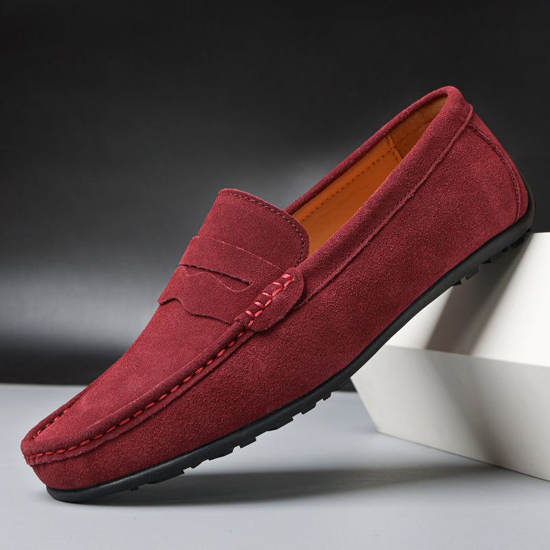 Mocassins élégants à enfiler silhouette épurée pour homme | Aldrin