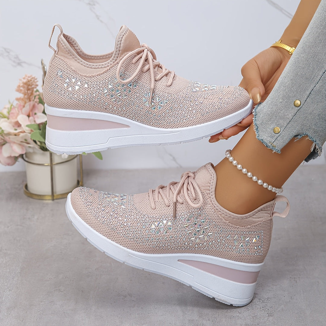 Éclatantes Baskets Compensées | Confortables