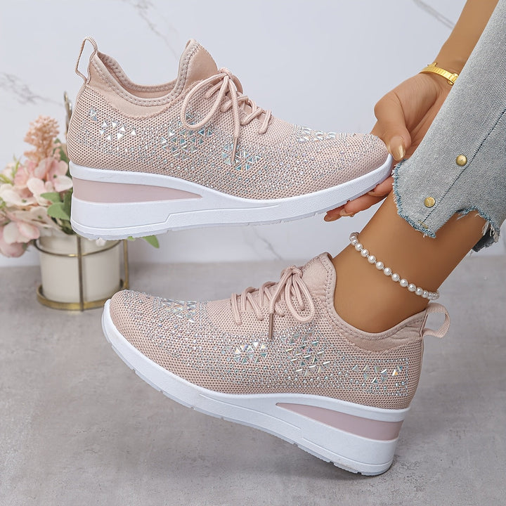 Éclatantes Baskets Compensées | Confortables