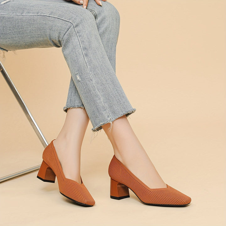 Escarpins Confortables À Talon Stable Pour Femme | Marie