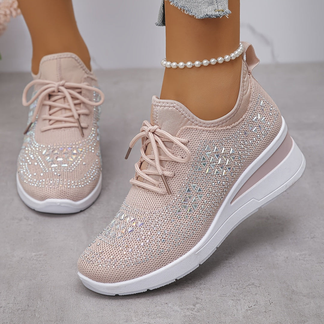Éclatantes Baskets Compensées | Confortables