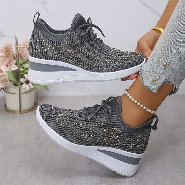 Éclatantes Baskets Compensées | Confortables