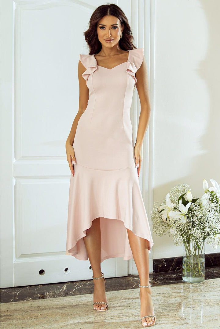 Robe longue dos nu fluide élégante