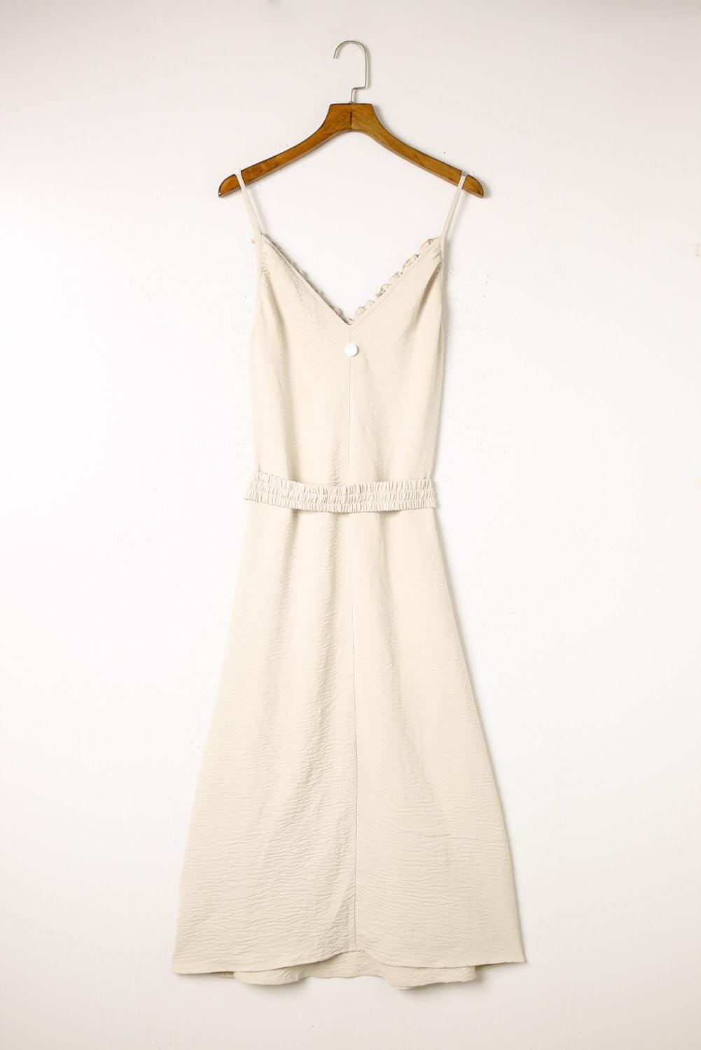 Robe longue fluide taille élastique