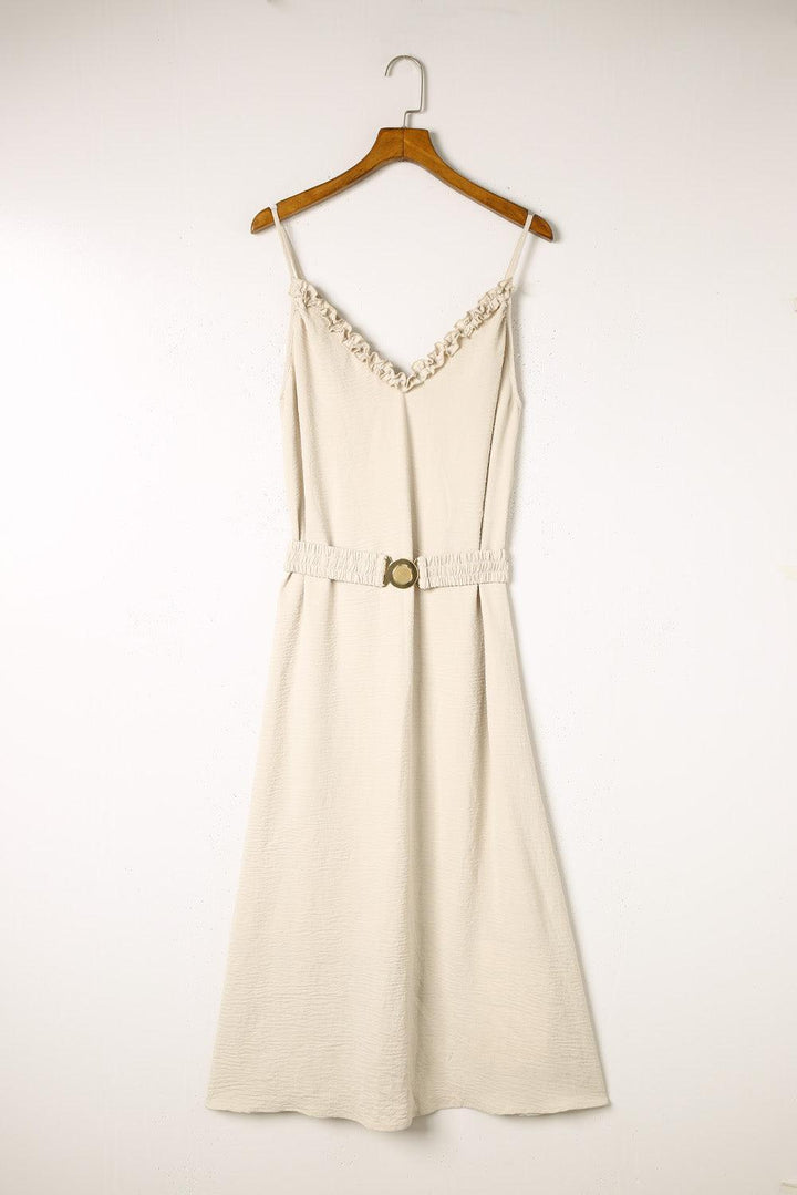 Robe longue fluide taille élastique