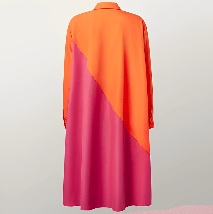 Robe Chic Robe À Col Classique Et Manches