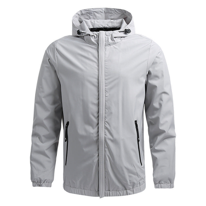 Veste extérieure à capuche au style urbain pour homme | Laurent