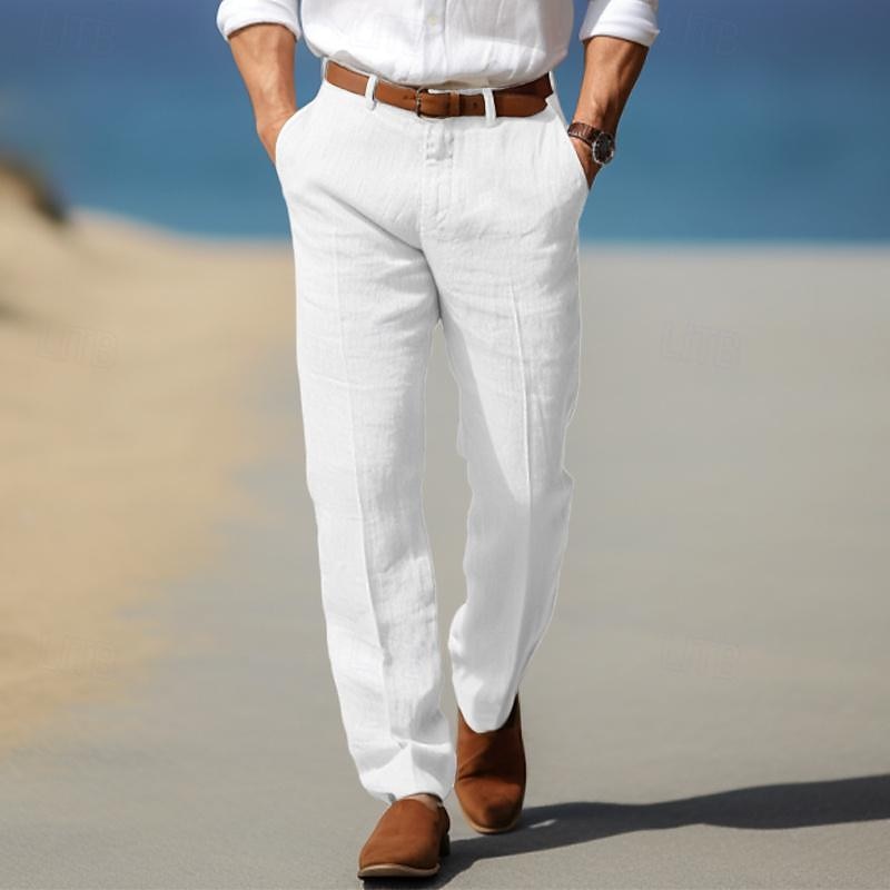 Pantalon élégant à coupe ajustée pour homme | Matteo