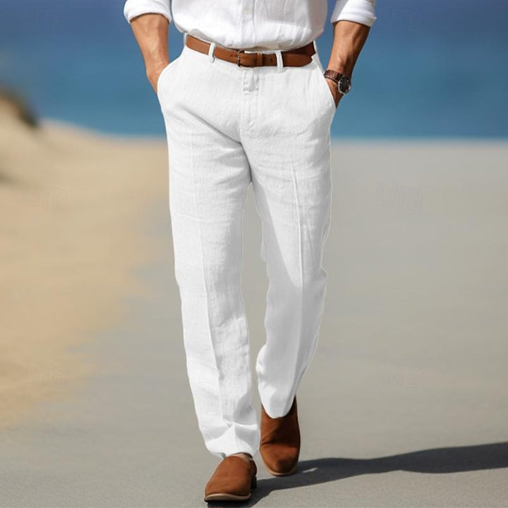 Pantalon élégant à coupe ajustée pour homme | Matteo