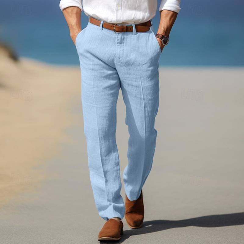 Pantalon élégant à coupe ajustée pour homme | Matteo