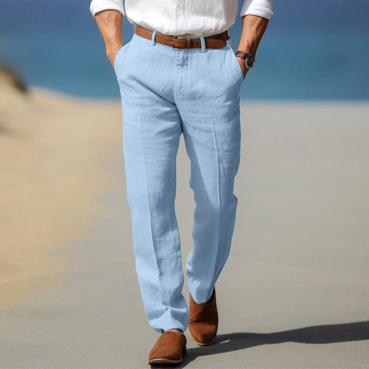 Pantalon élégant à coupe ajustée pour homme | Matteo
