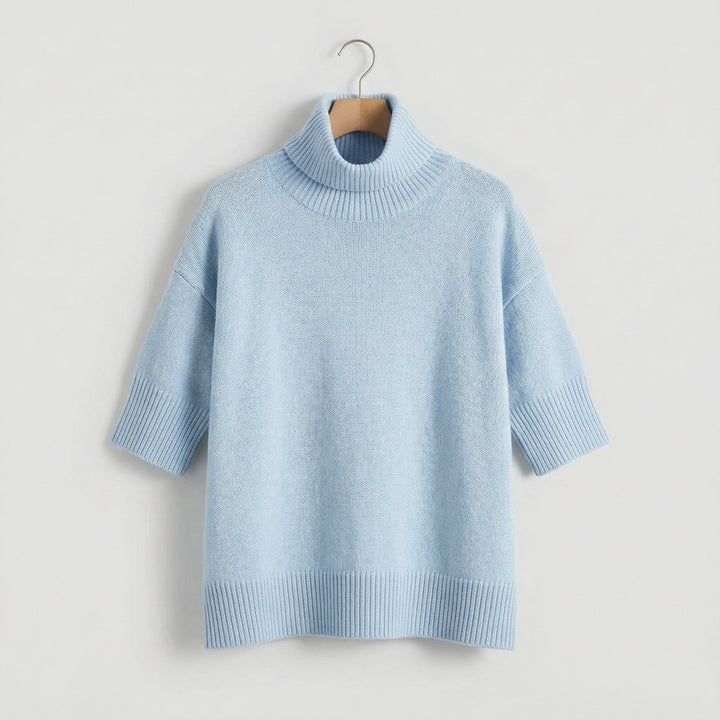 Pull col roulé oversize pour femme | Solmira
