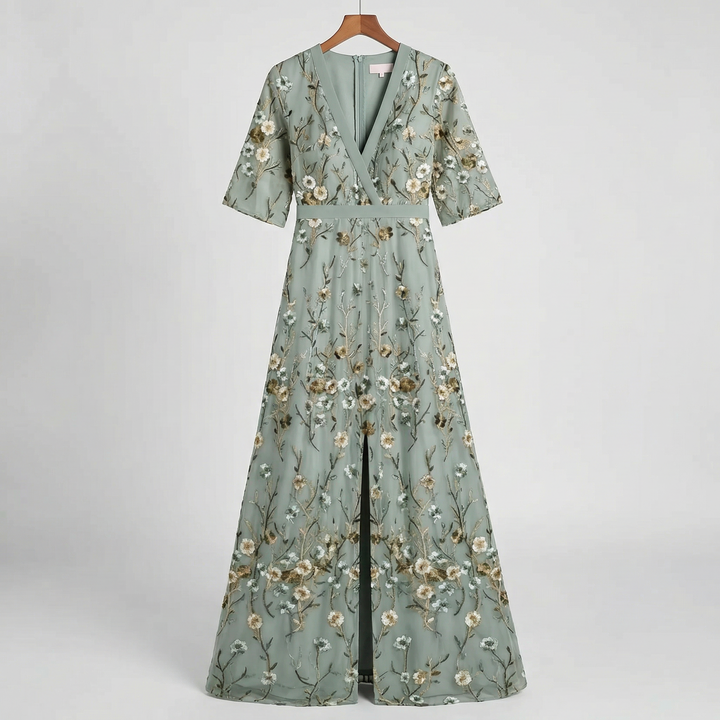 Robe Maxi Florale Élégante | Janine