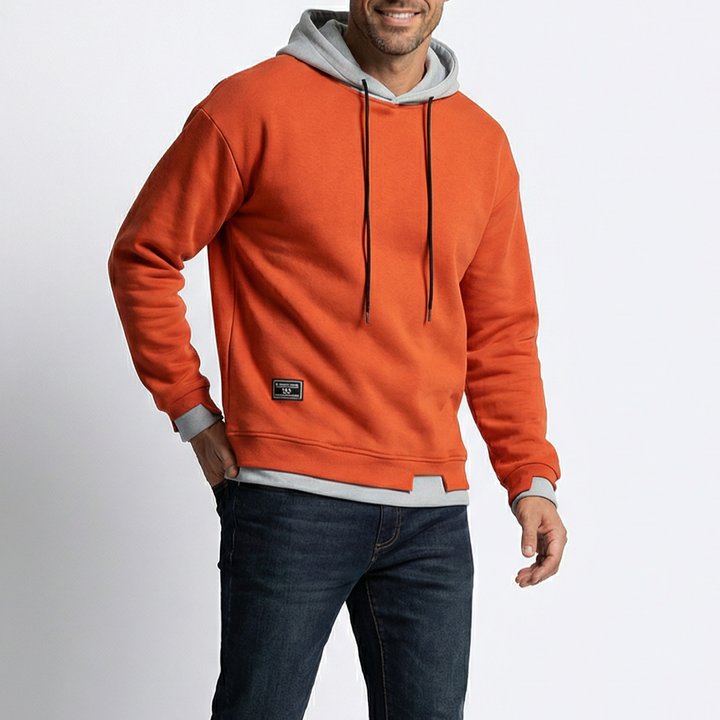 Sweat à capuche bicolore pour homme | Zorell