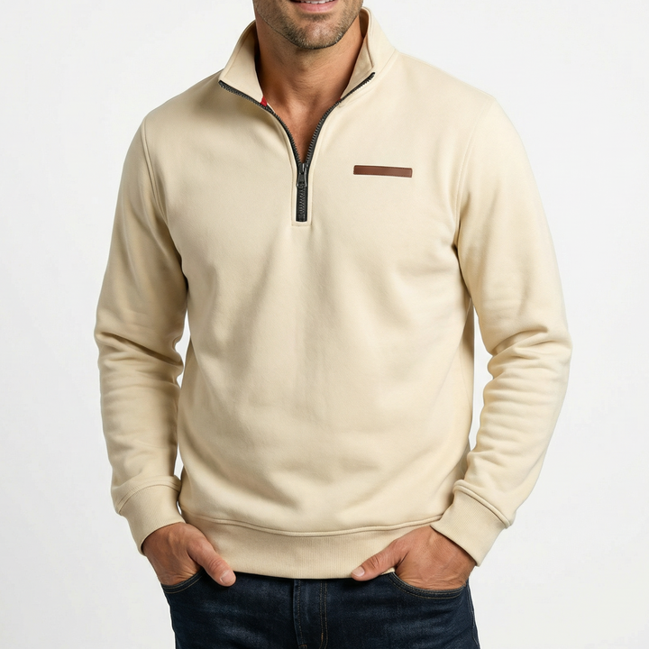 Sweat col zippé élégant pour homme | Virello