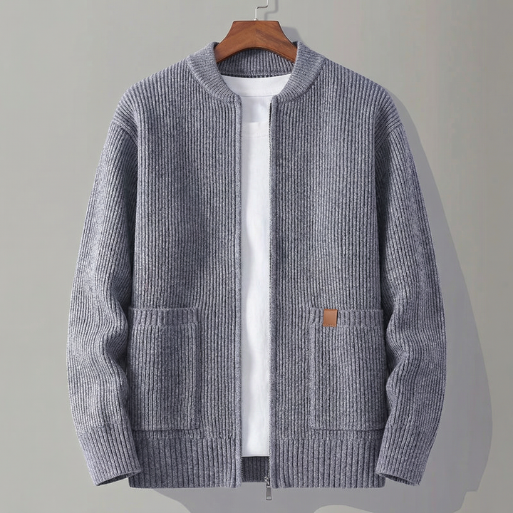 Veste texturée zippée pour homme | Navero