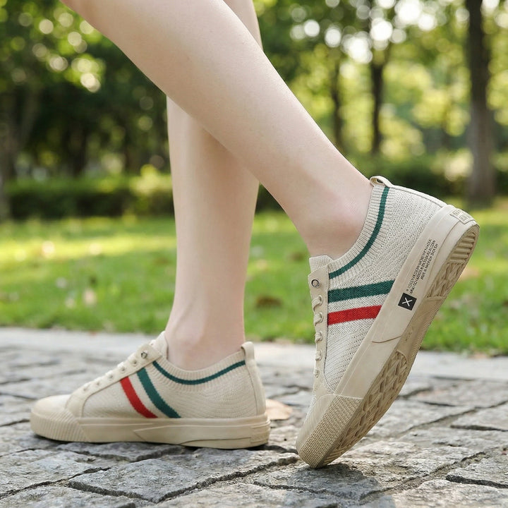 Baskets rayées casual pour homme | Valerio