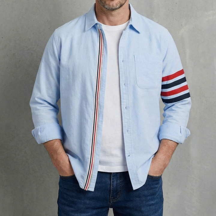 Chemise Rayures Contrastées | Tavero