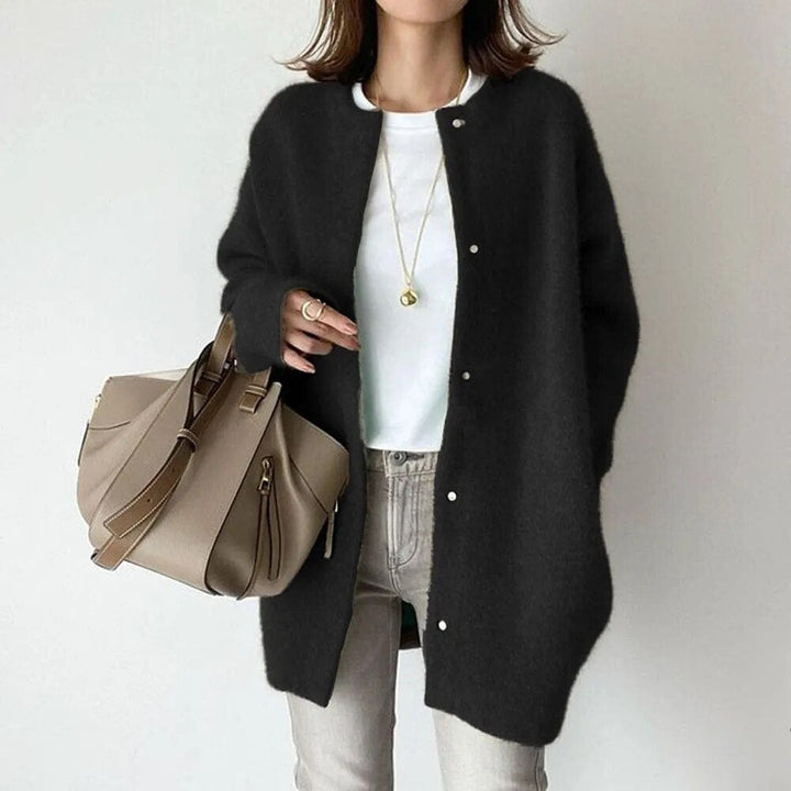 Cardigan élégant boutonné pour femme | Elira