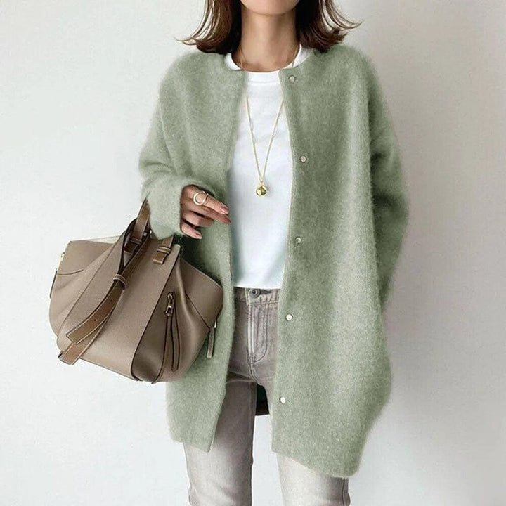 Cardigan élégant boutonné pour femme | Elira