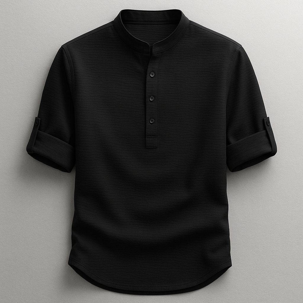 Chemise Henley Élégante avec Coupe Classique | Mavy