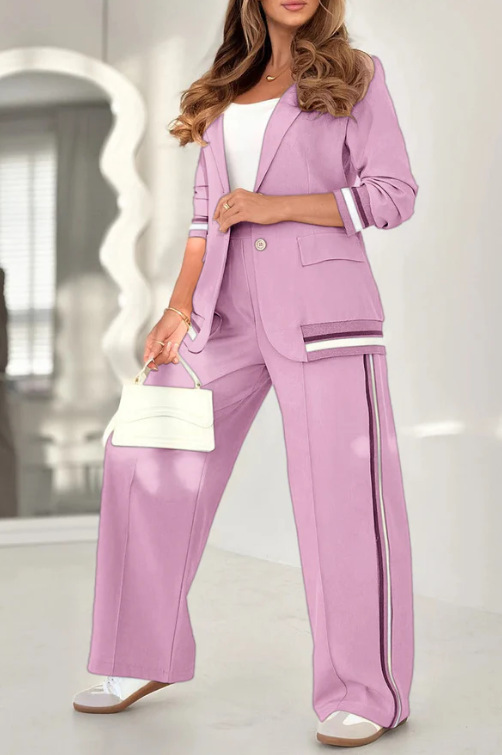 Ensemble Rayé Chic Pour Femme | Antoinette