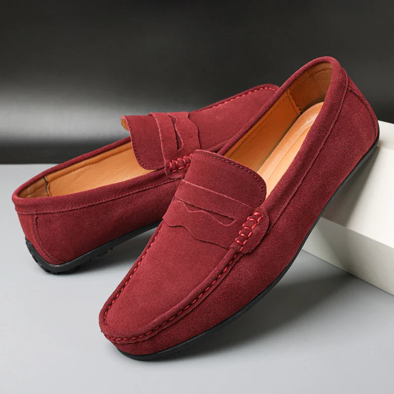 Mocassins En Daim Pour Femme | Élégants
