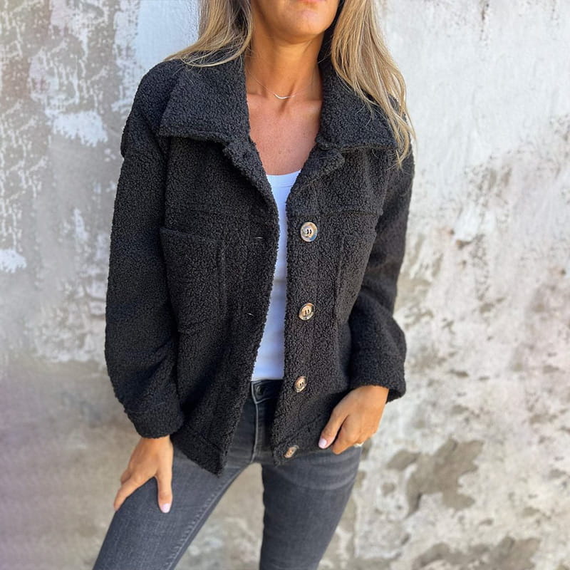 Veste d'Hiver Douce Élégante | Sera