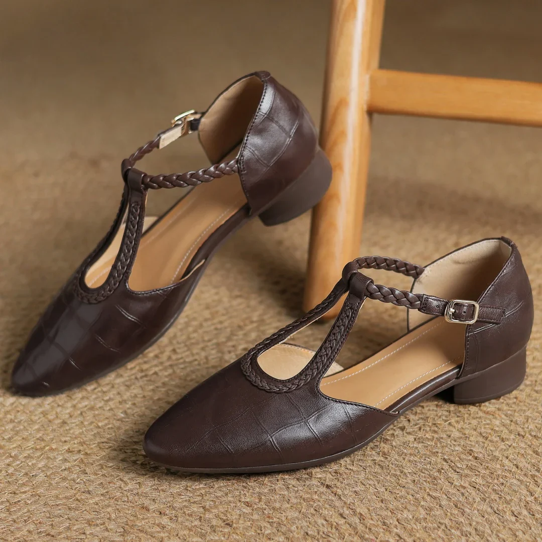 Chaussures Plates Élégantes à Bride pour Femme | Amara
