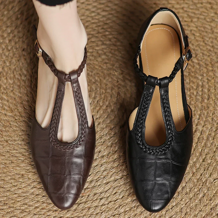 Chaussures Plates Élégantes à Bride pour Femme | Amara