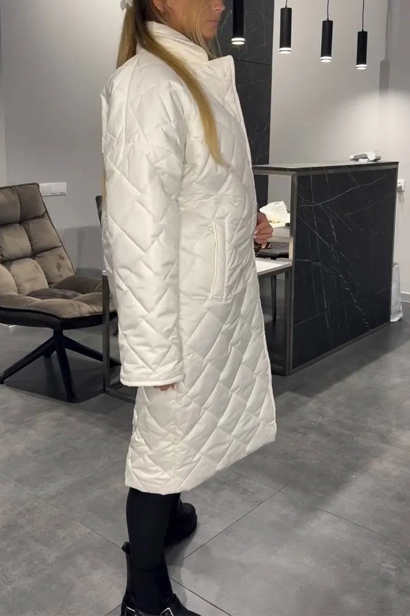 Élégant Chic Manteau | Doublure Léopard