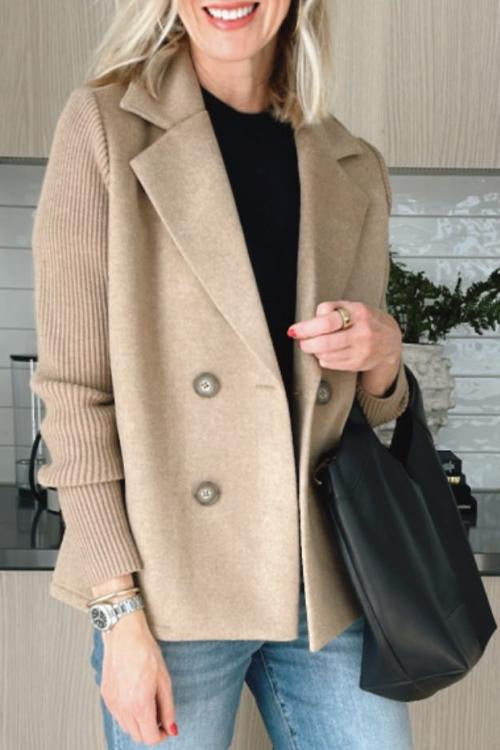 Blazer décontracté à double boutonnage pour femme | Saphira