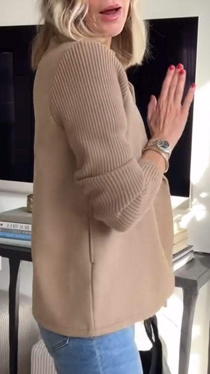 Blazer décontracté à double boutonnage pour femme | Saphira