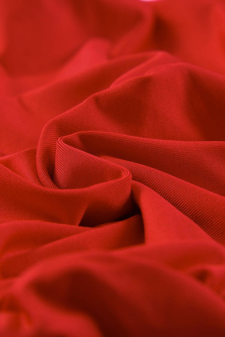Robe moulante à manches longues chic