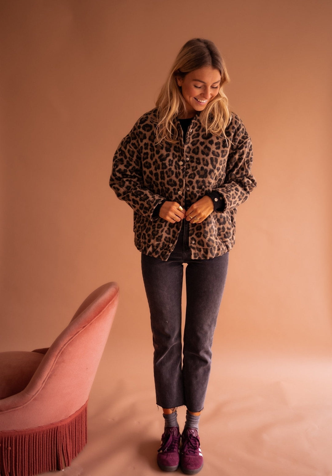 Veste Courte Léopard Pour Femmes | Chic