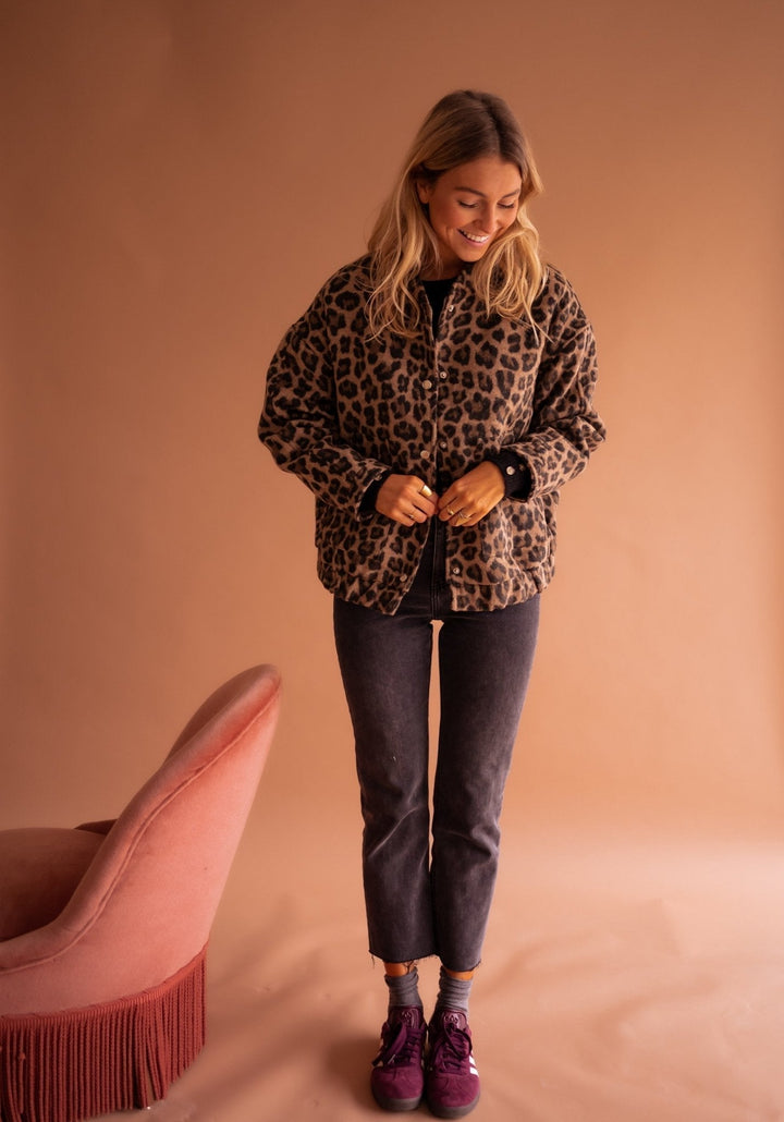 Veste Courte Léopard Pour Femmes | Chic