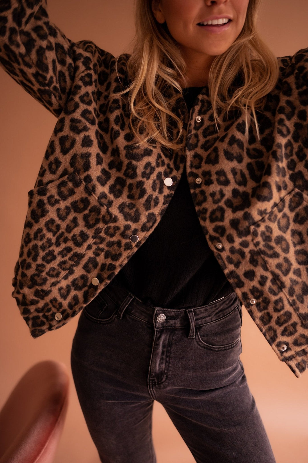 Veste Courte Léopard Pour Femmes | Chic